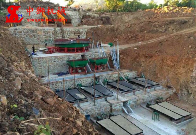 Gold ore gravity dressing